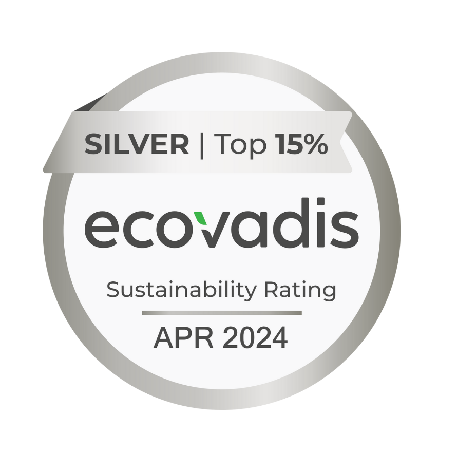 recom relocation ecovadis silver sustainability rating april 2024